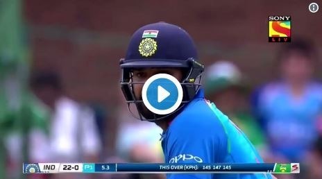 WATCH: Rohit Sharma hits the ball out of the stadium with brute power