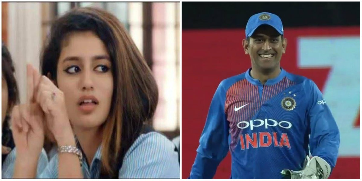 Internet sensation Priya Prakash reveals favourite Indian cricketer