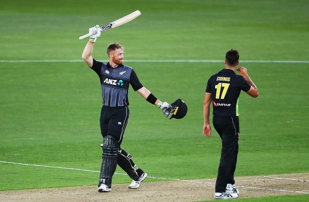 New Zealand opener Martin Guptill achieved a mammoth feat during his 54-ball 105-run knock in the T20 international match against Australia at the Eden Park on Friday.