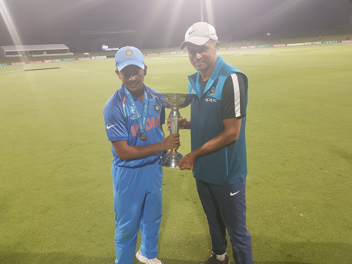 Hope boys have many more memories like this: Dravid