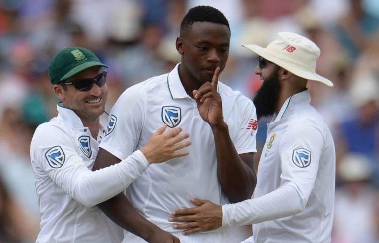 rabada sends warners off stump flying after conceding 22 off 5 balls Rabada sends Warner's off stump flying after conceding 22 off 5 balls