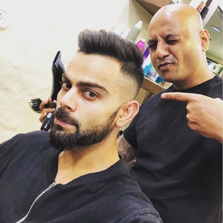 After tattoo, Virat flaunts his new hairstyle