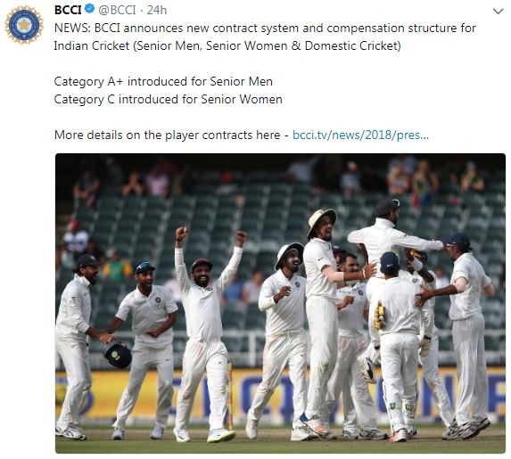 Dhawan, Bumrah biggest earners after salary hike