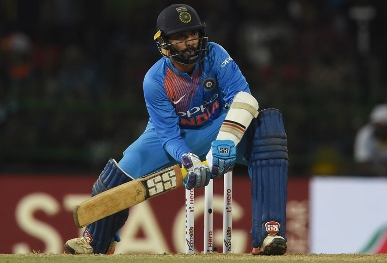 WATCH: Karthik singlehandedly steals the show with a stupendous last-ball six