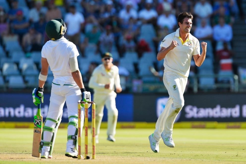 cummins leads australian fightback after elgar hundred Cummins leads Australian fightback after Elgar hundred