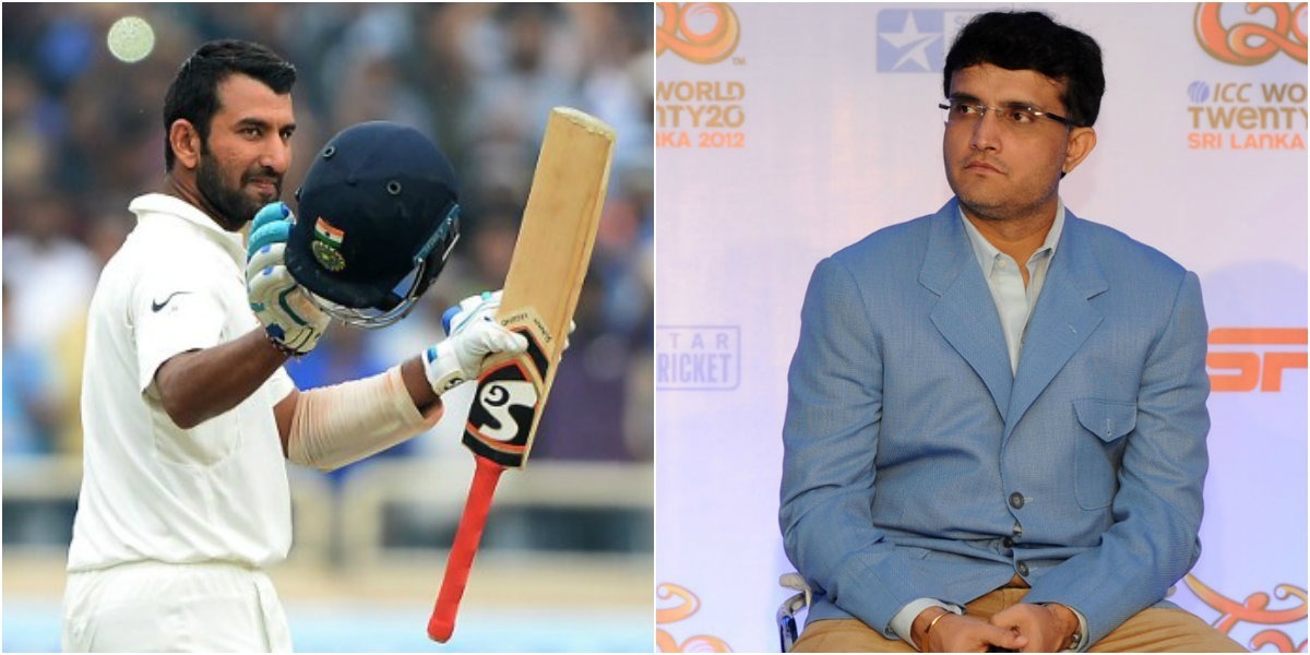 pujara as important as virat in tests ganguly Pujara as important as Virat in Tests: Ganguly