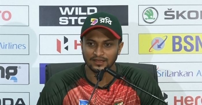 I wasn’t calling them back. I was telling them to play: Shakib