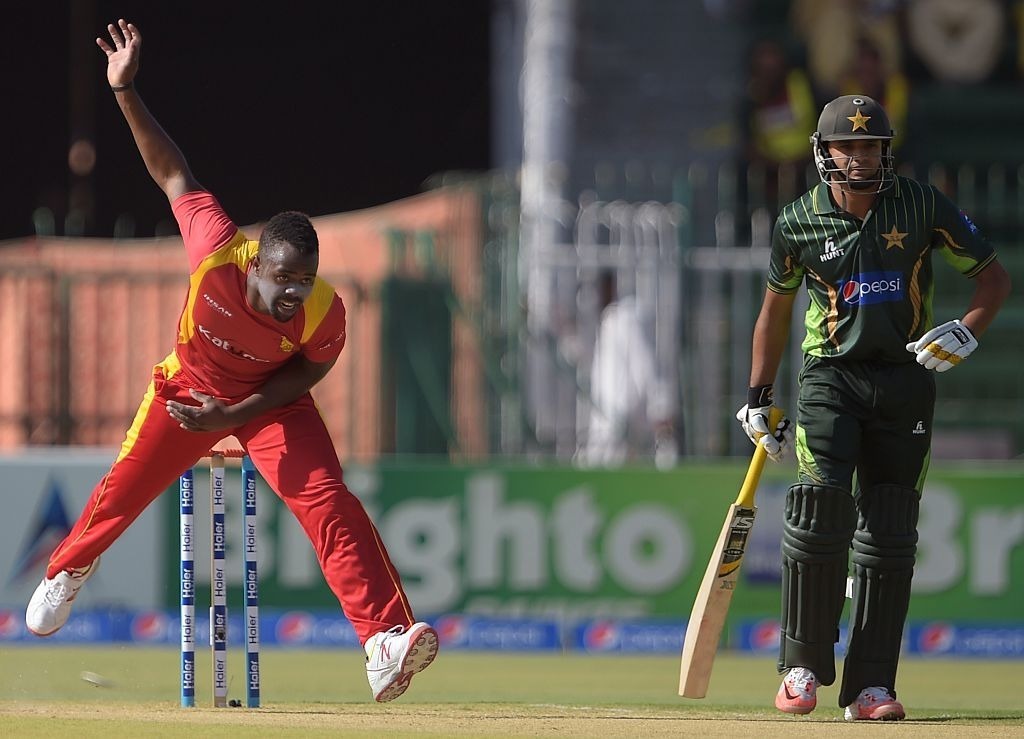 zimbabwes brian vitori suspended for illegal bowling action Zimbabwe's Brian Vitori suspended for illegal bowling action