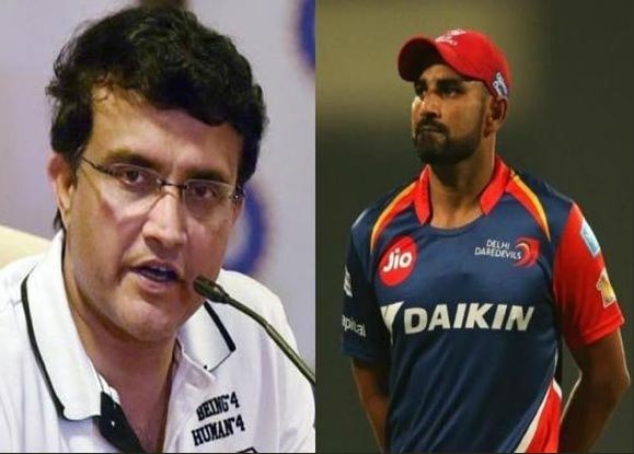 Ganguly reacts on the Shami fiasco for the first time