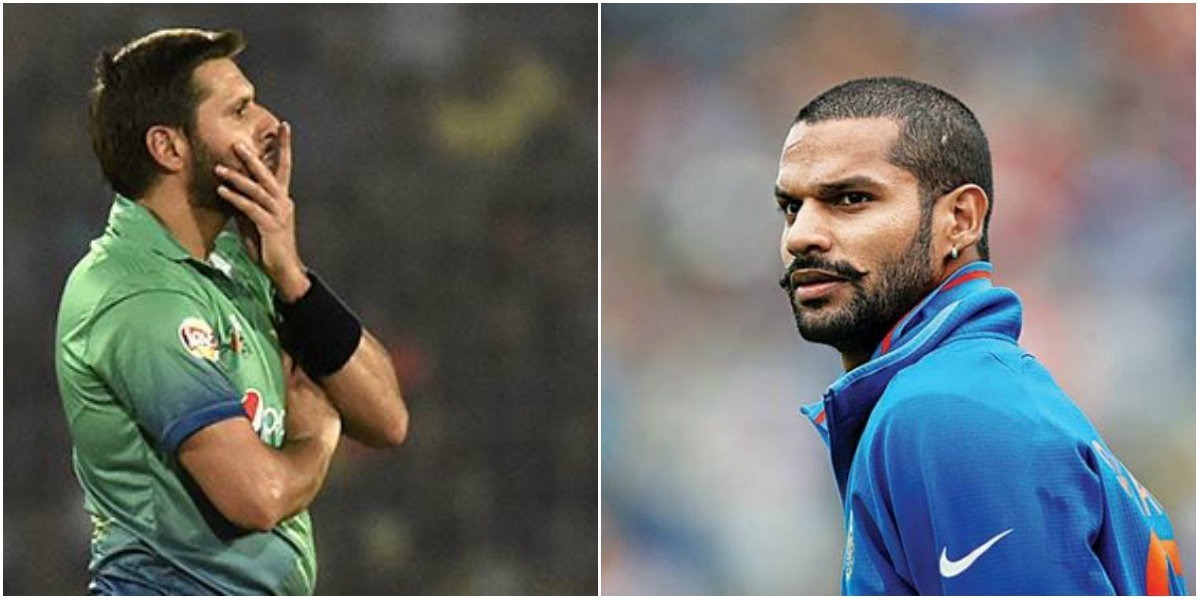 dhawan rips apart afridi for controversial statement on kashmir issue Dhawan rips apart Afridi for controversial remarks on Kashmir