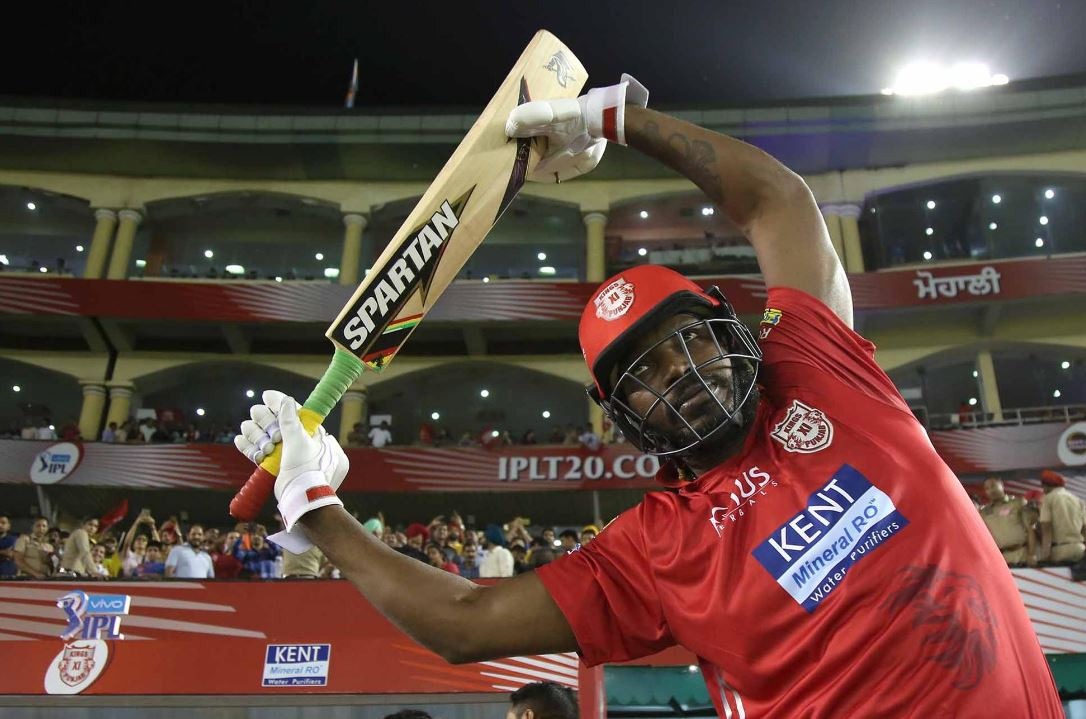 Gayle, who was playing first match of the season, was by far from being rusty as he hit his first ball for a boundary off Harbhajan Singh. But the Super Kings were already in awe of Gayle, even before the match started.