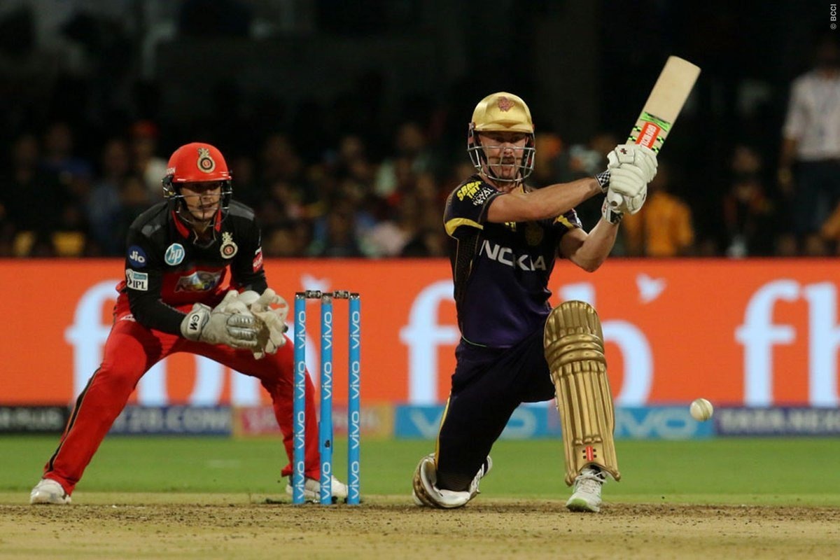 lynn powers kkr to six wicket victory over rcb Lynn powers KKR to six-wicket victory over RCB