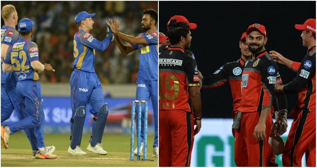 RCB, Rajasthan Royals face off in Chinnaswamy