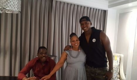 The 19-year-old had flown back home following his father’s death.
