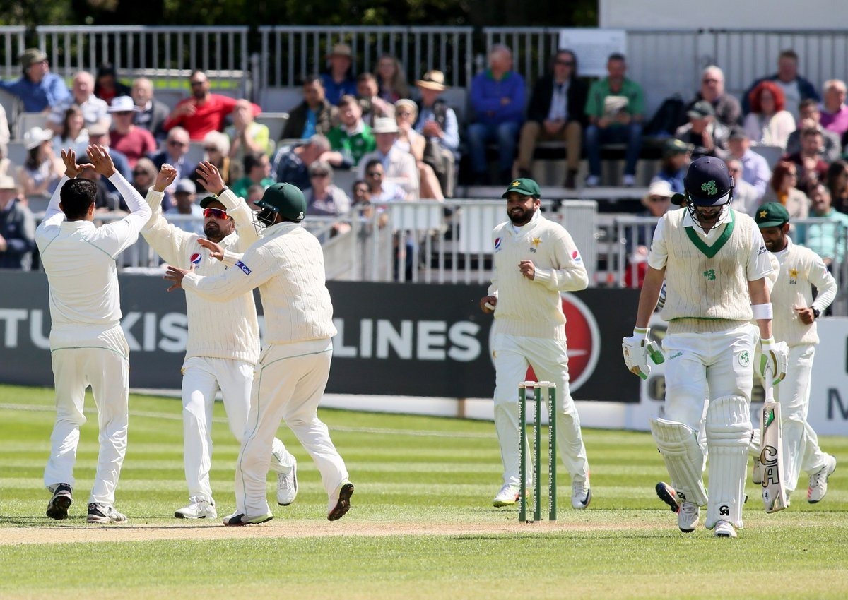 ireland 64 0 following on 116 runs behind pakistan at stumps Ireland 64-0 following on, 116 runs behind Pakistan at stumps