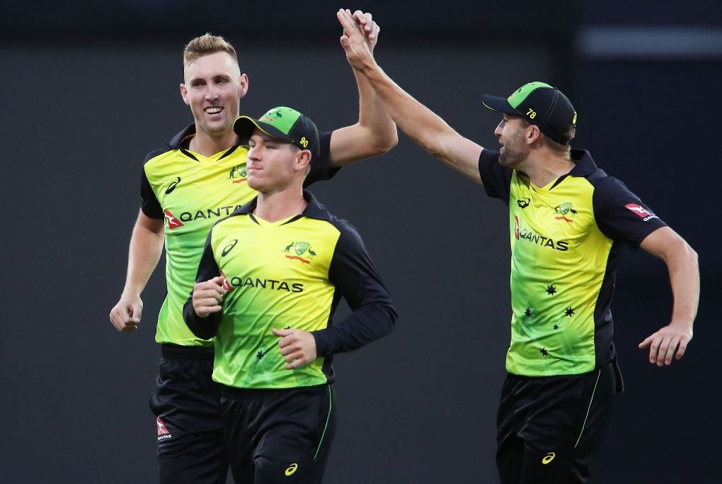 Australian T20 squad: Aaron Finch (c), Alex Carey (vc), Ashton Agar, Travis Head, Nic Maddinson, Glenn Maxwell, Jhye Richardson, D'Arcy Short, Billy Stanlake, Marcus Stoinis, Mitchell Swepson, Andrew Tye, Jack Wildermuth.