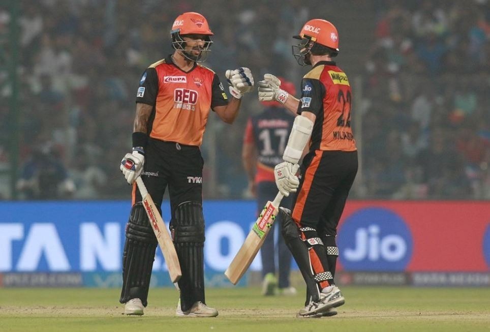 delhi make three changes and opt batting sunrisers replace saha with goswami Dhawan-Williamson nullify Pant's record ton, Sunrisers knock DD out to enter play-offs