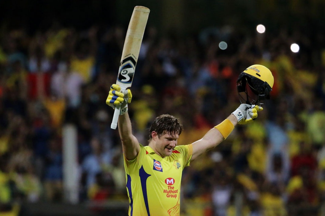 The Australian smashed as many as 11 fours and eight sixes enroute to this second hundred of the season as CSK raced home in 18.3 overs. 