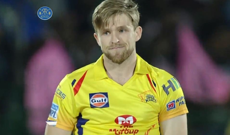 David Willey playing only his second match of IPL was thrown the ball when Rajasthan Royals needed 18 runs off the last 2 overs.