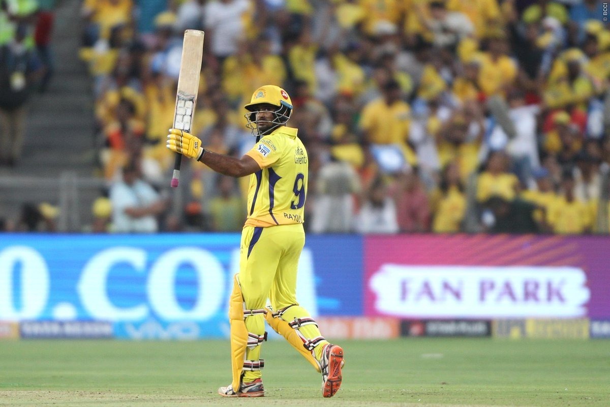 csk take on table toppers srh in ipl clash Rayudu's maiden IPL ton powers CSK to 8-wicket victory over SRH