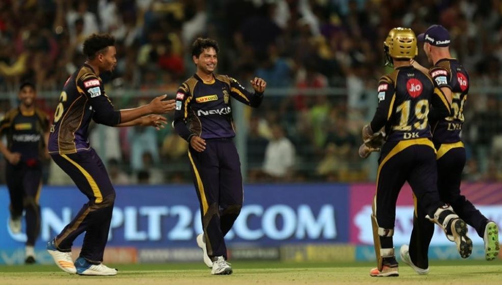 kuldeep sets up kkrs 6 wicket win over rr Kuldeep sets up KKR's 6-wicket win over RR