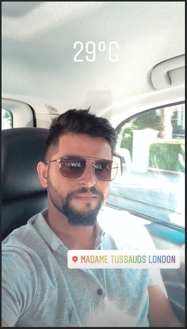 Meanwhile, Suresh Raina visited the Madame Tussauds museum in London/ Courtesy: Instagram