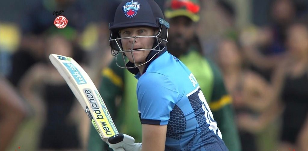 steve smith hits fifty in his comeback match at canada gt20 Steve Smith makes terrific comeback after 3 months since ball tampering saga