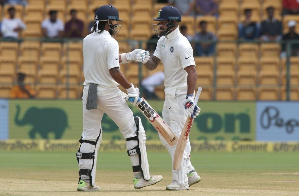 india vs afghanistan day 1 dhawan vijay tons put india on top but afghans make strong comeback in final session Afghans learn the art of Test cricket after Dhawan, Vijay onslaught