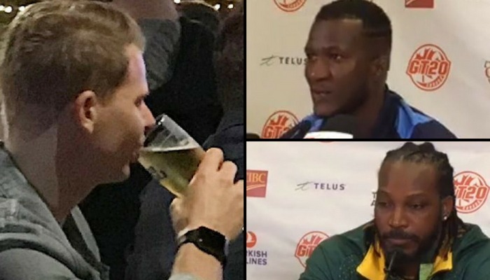 WATCH: Sammy, Gayle back Steve Smith after his New York pics went viral