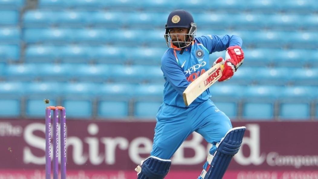 prithvi shaw slams 77 ball ton against leicestershire Prithvi, Mayank tons propel India A to a 281-run win over Leicestershire