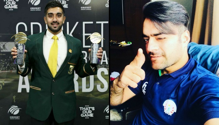 Tabraiz Shamsi shares big news after Test comeback and Rashid Khan reacts to it