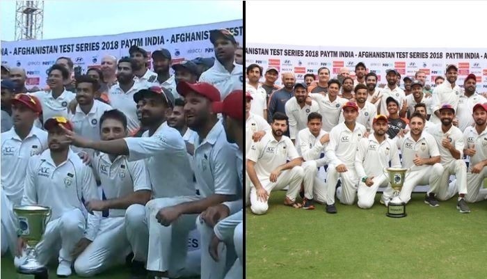 spirit of cricket india win match ajinkya rahane wins a million hearts watch Spirit of cricket: Stand-in captain Rahane wins millions of hearts with fantastic gesture after India's biggest win