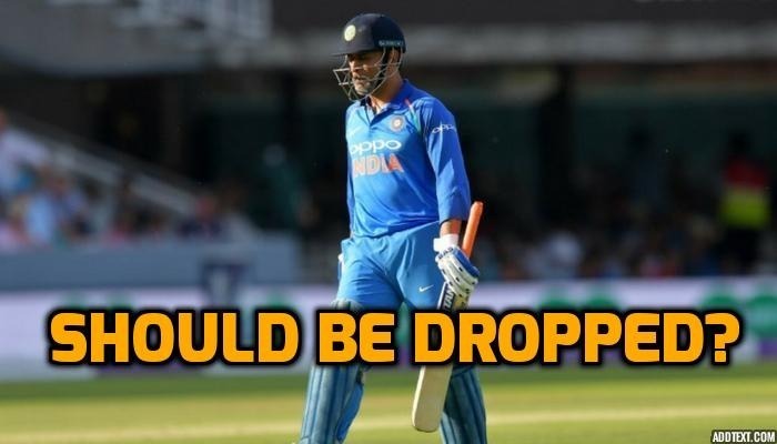legendary indian captain wants india to drop ms dhoni Legendary Indian captain wants India to DROP MS Dhoni