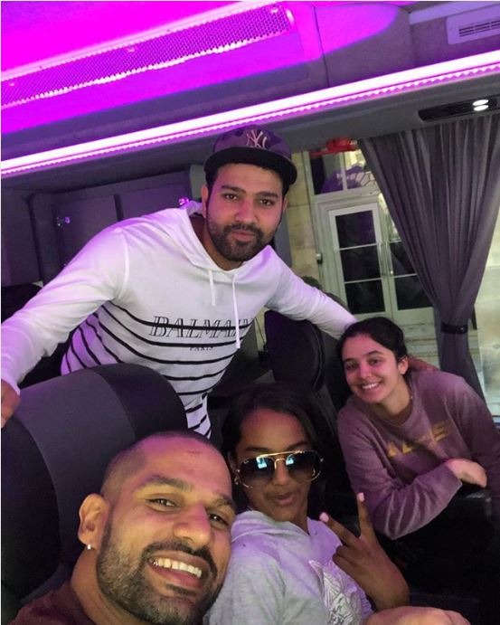 The Indian opening duo – Shikhar Dhawan and Rohit Sharma – spending some good time exploring England/ Photo Courtesy: Instagram
