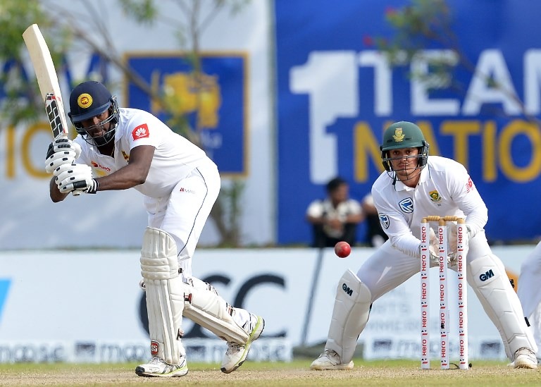 On day 3, Sri Lanka have taken a lead of over 340 runs and are still batting/ Photo Courtesy: AFP