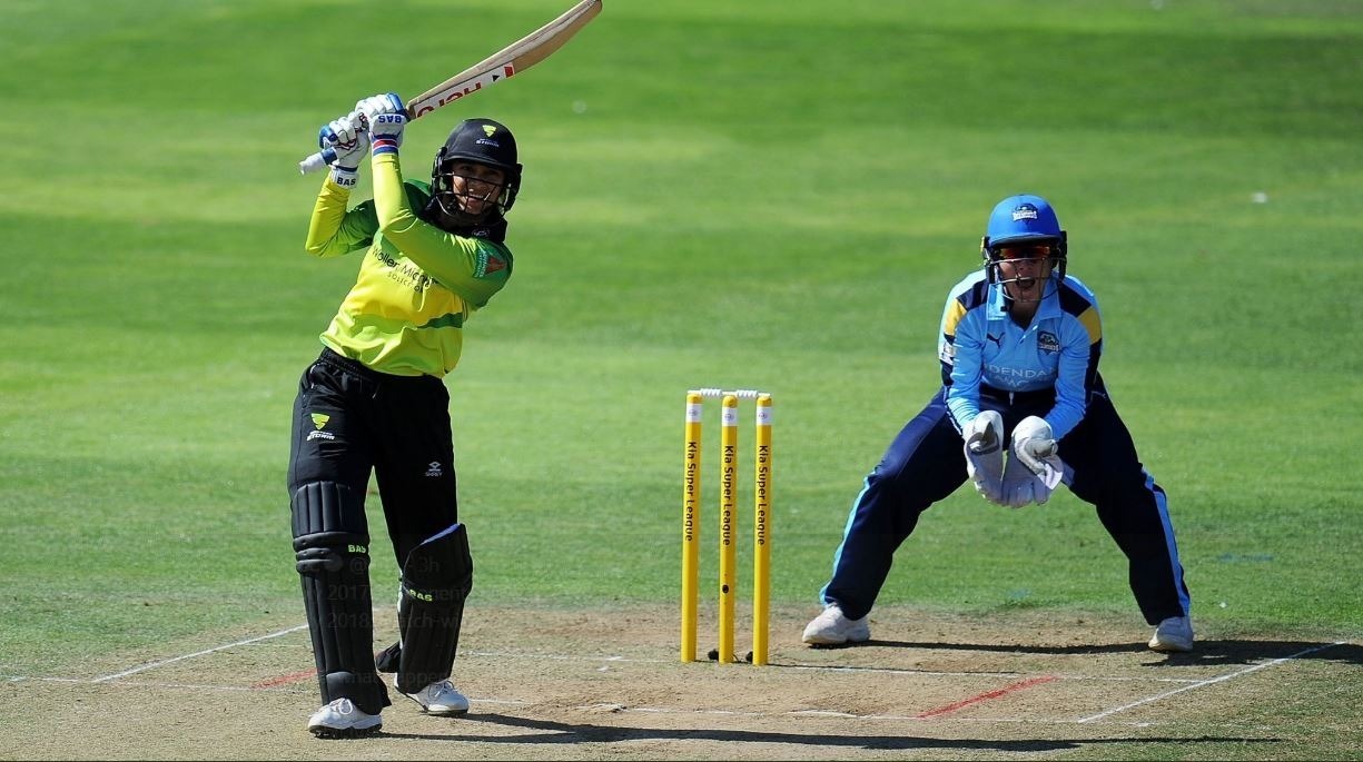 smriti mandhana shines on ksl debut with 20 ball 48 Smriti Mandhana shines on KSL debut with 20-ball 48