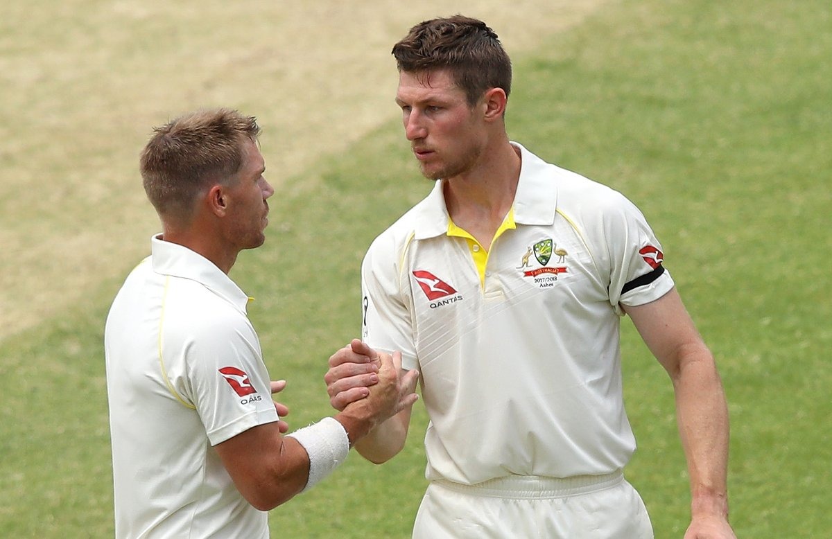  Australia batsman Cameron Bancroft, also suspended over the ball-tampering incident, played in the same competition on an adjacent ground/ Photo Courtesy: Twitter