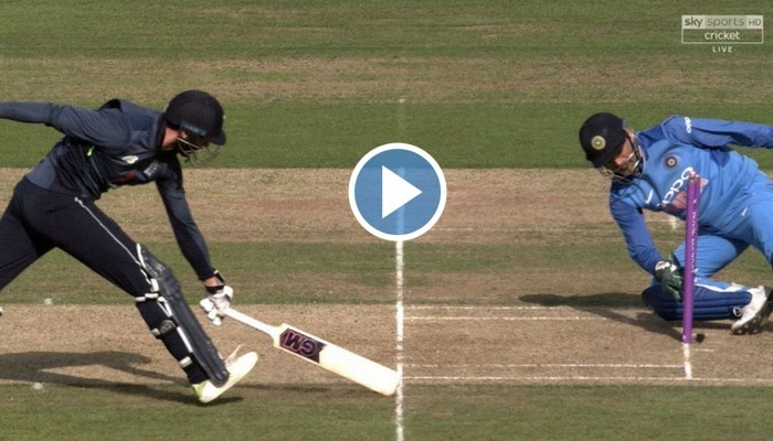 WATCH: MS Dhoni's super athleticism to run James Vince out