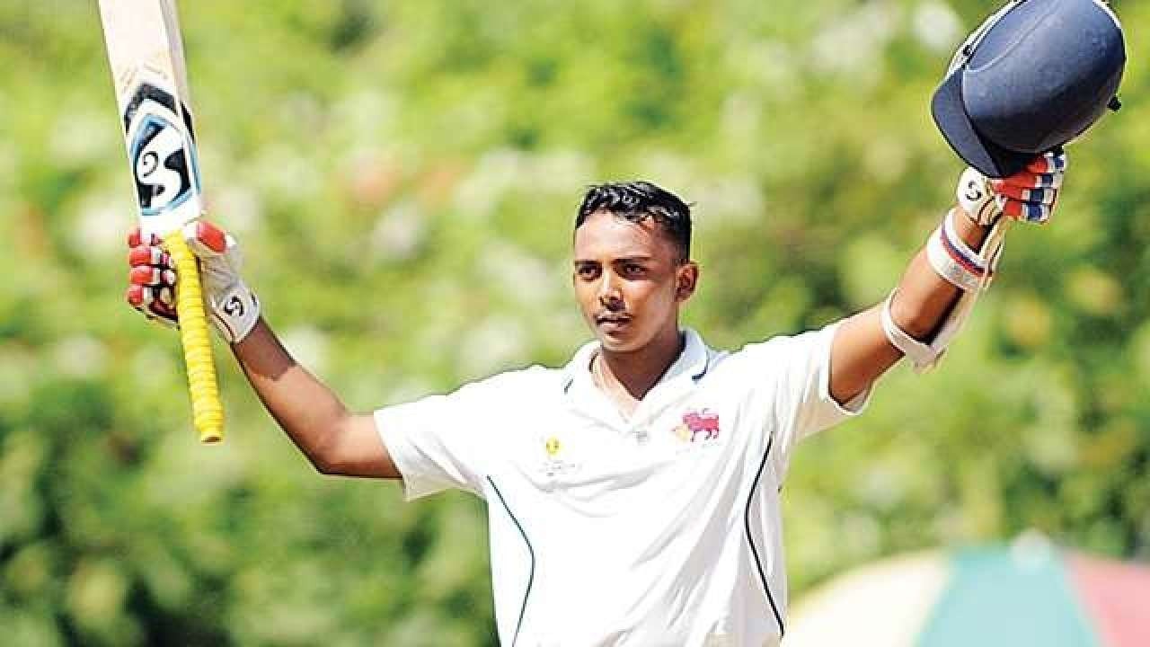 prithvi shaws 72 ball century rescues india a after following on against west indies a Prithvi Shaw's 72-ball century rescues India 'A' after following on against West Indies 'A'