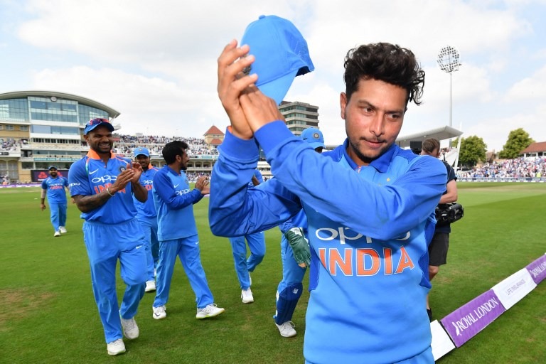 He said, “Kuldeep was outstanding. I don't think I have seen a better spell in ODIs of late. Anything is possible with the selections for Tests. We’ve still got a few days’ time before we finalize the Test squad but looking at the way the England players have struggled against Kuldeep, he surely is a strong contender and so is Chahal.”/Photo: Courtesy: AFP