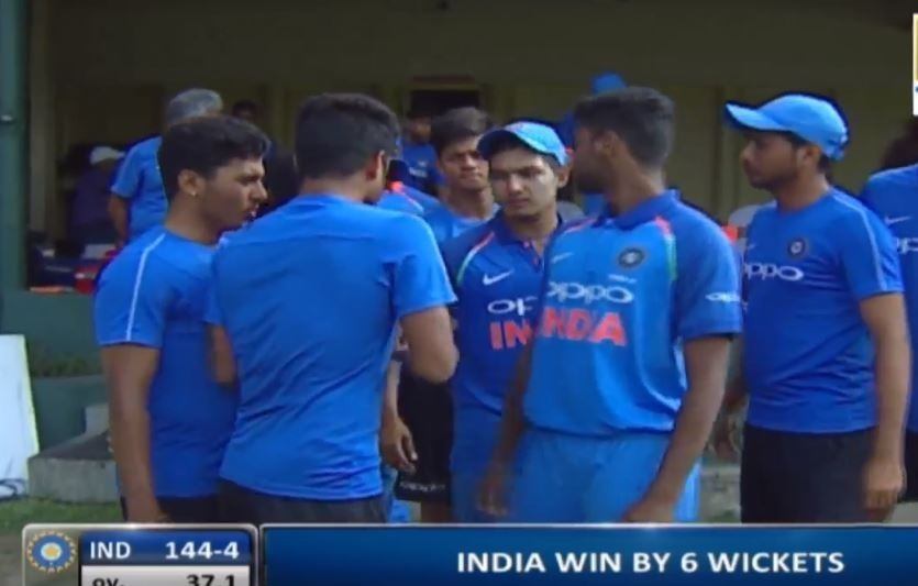 ind u 19 vs sl u 19 indian colts shine again beat sri lanka by 6 wickets in 1st youth odi Indian colts shine again, beat Sri Lanka by 6 wickets in 1st Youth ODI