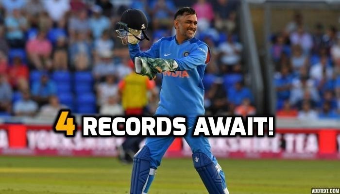 MS Dhoni to script history in ODI series with these 4 records MS Dhoni to script history in ODI series with these 4 records