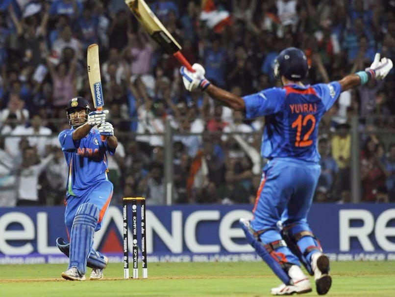 The cherry on the cake which was the World Cup was Captain Cool’s iconic winning shot/ Courtesy: Twitter