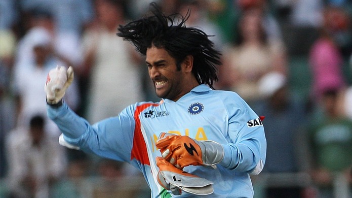 Replacing Rahul Dravid after the humiliating exit from World Cup, MS Dhoni led a young team to bring back India’s maiden T20 World Cup in 2007/ Courtesy: Twitter