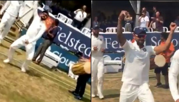WATCH: Kohli & Dhawan do 'Bhangra' at practice match in England