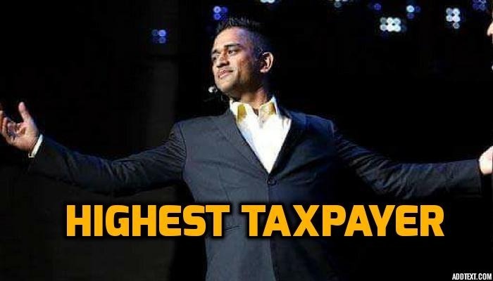MS Dhoni becomes highest taxpayer in Bihar, Jahrkhand region
