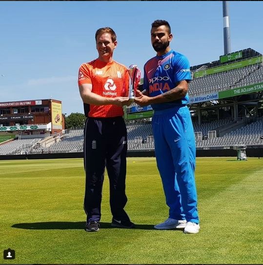 After 2-day break, they are off to Cardiff for the 2nd match/ Photo Courtesy: Instagram