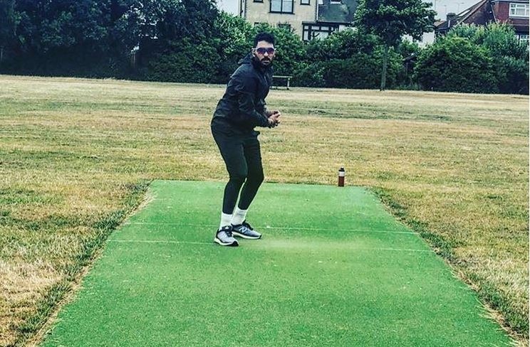 Yuvraj Singh lands in England ahead of the first Test