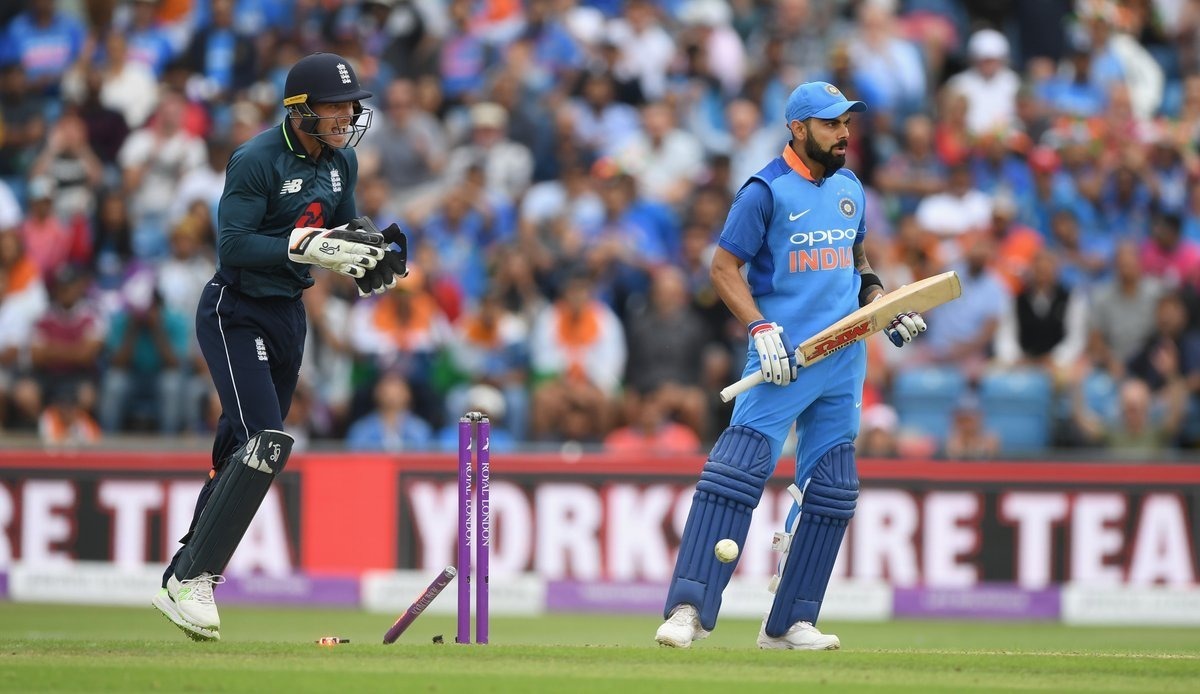 heres what kohli said adil rashids delivery to which he got clean bowled Here's what Kohli said about Adil Rashid's delivery to which he got clean bowled