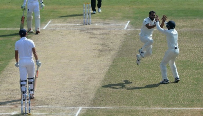 eng v ind 1st test shami hits the last nail in coffin bundles up england for 287 Shami hits the final nail in coffin, bundles up England for 287